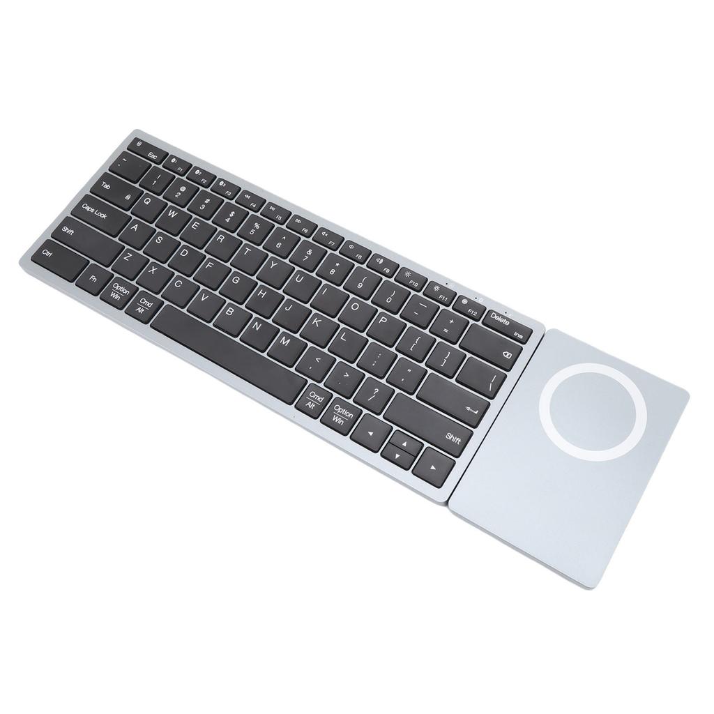 Multi Functional Wireless Keyboard, 5.0 and 2.4G Dual Mode, Magnetic Mobile Phone , 10m Stable , 360 degrees Stand fo