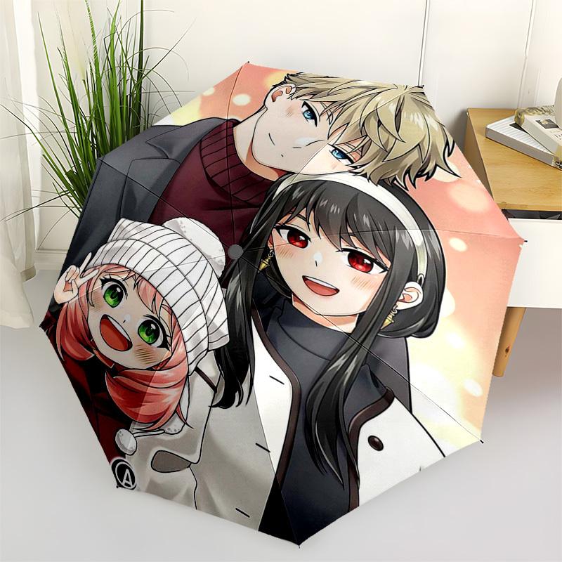 

1pc Anime Characters Automatic Opening Folding Umbrella - 8 Bone Iron Frame, Suitable for Fans, Travel, Daily Use, Gift for Holidays.U088