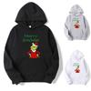 The Hoodie Christmas Merrymas Hooded Sweatershirt Pullover Jumper