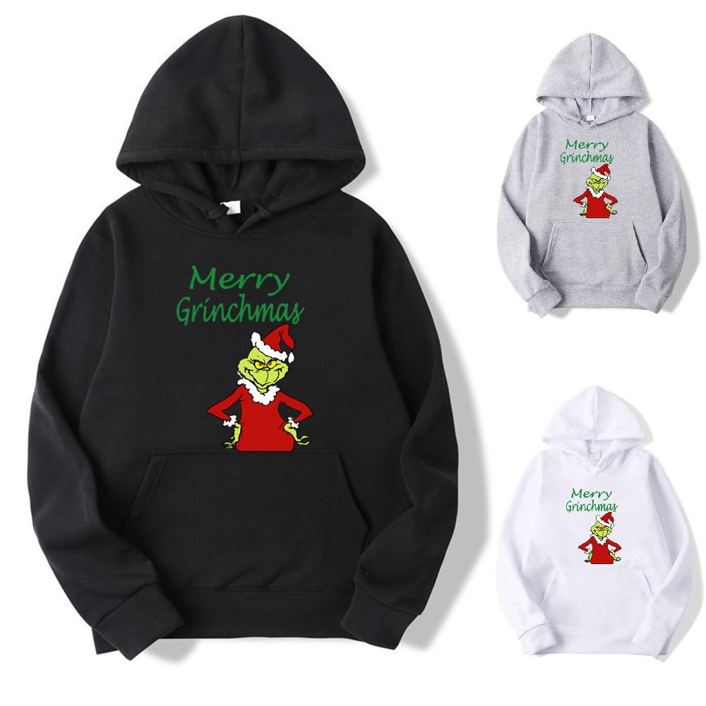The Hoodie Christmas Merrymas Hooded Sweatershirt Pullover Jumper