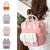 Korean Style Diaper Bag Backpack Durable Large Capacity Travel Backpack Practical Wear-resistant Mommy Bag Daily Outings