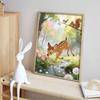 Disney 5D Diamond Painting Kit Bambi Forest Scene Home or Office Home Decor Art Diamond Painting Kit Full Drill For Adults and Beginners