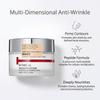 Crema antiarrugas con múltiples péptidos, hidratante y humectante, reafirmante, que atenúa las líneas finas de la piel, crema rejuvenecedora para el rostro de día y de noche