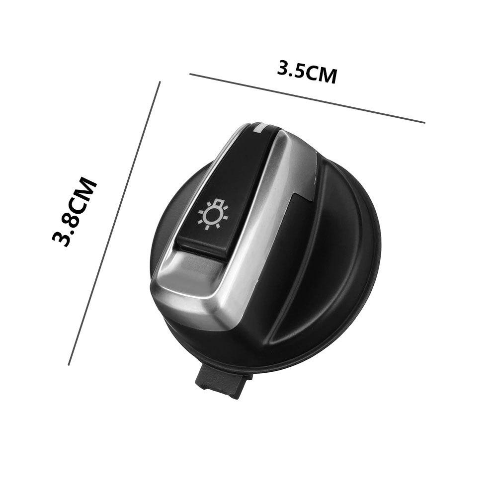 BMW E90/E91/E81 Headlight Control Switch Knob Cover, Part #61319169405 Neutral