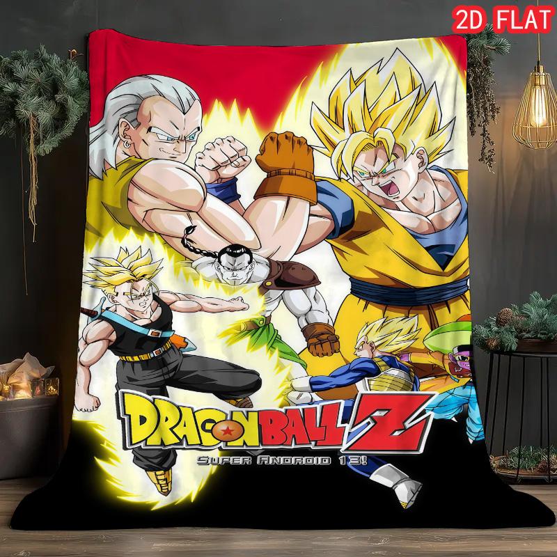 

Dragon Ball Reading Leisure Blanket Cozy Warm Flannel Blanket for Sofa Bed Relax Time THW 75x90cm