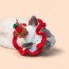 Knit Cat Christmas Santa Hat for Festival Dogs Party Costume Cosplay Dress Up Festive Reindeer Hat Photo Props for Puppy