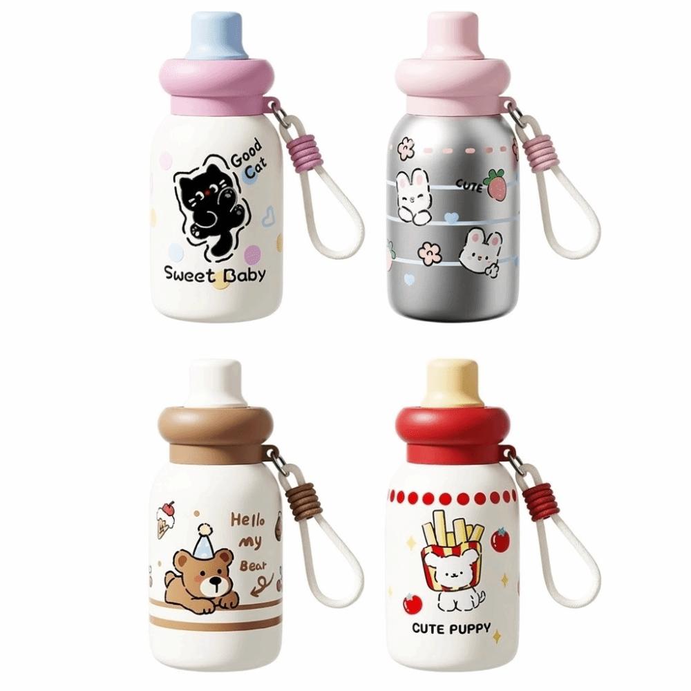 Cute 500ml Vacuum Tumbler 316 Stainless Steel Leak-Proof Thermal Water Bottle Cartoon Vacuum Cup Outdoors