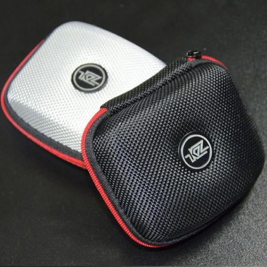 KZ Portable Square Zipper Earphone Cable Storage Bag Case Wire Organizer Pouch