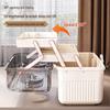 Transparent Multi-Layer Family Medicine Box: Large Capacity First Aid Storage