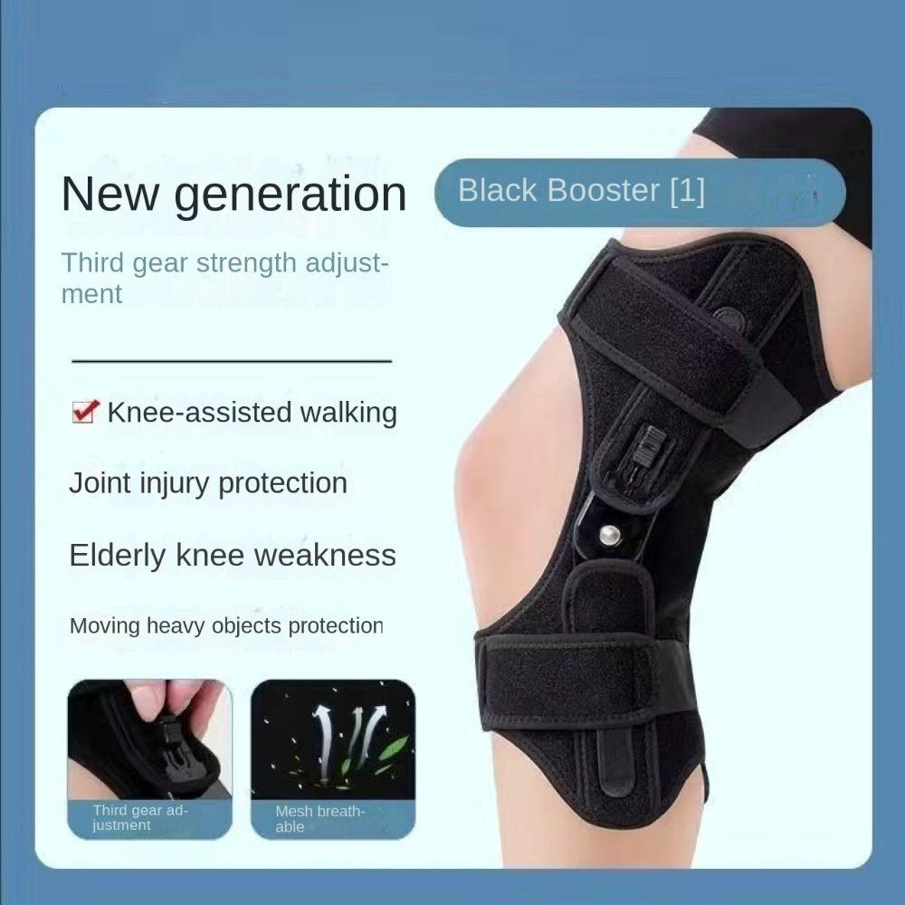 with Powerful Rebound Springs Knee Assistive Device Non-Slip Adjustable Knee Protection Booster Breathable Brace Joint Support