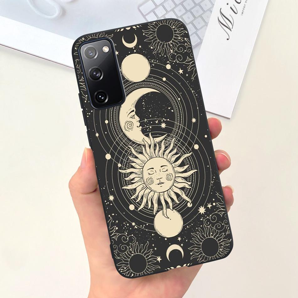 

Fashion Moon Phone Case For Samsung Galaxy S20 FE 4G 5G Soft Silicon Protective Cover For Samsung S20fe S 20FE SM-G780 G781B Samsung S20 FE