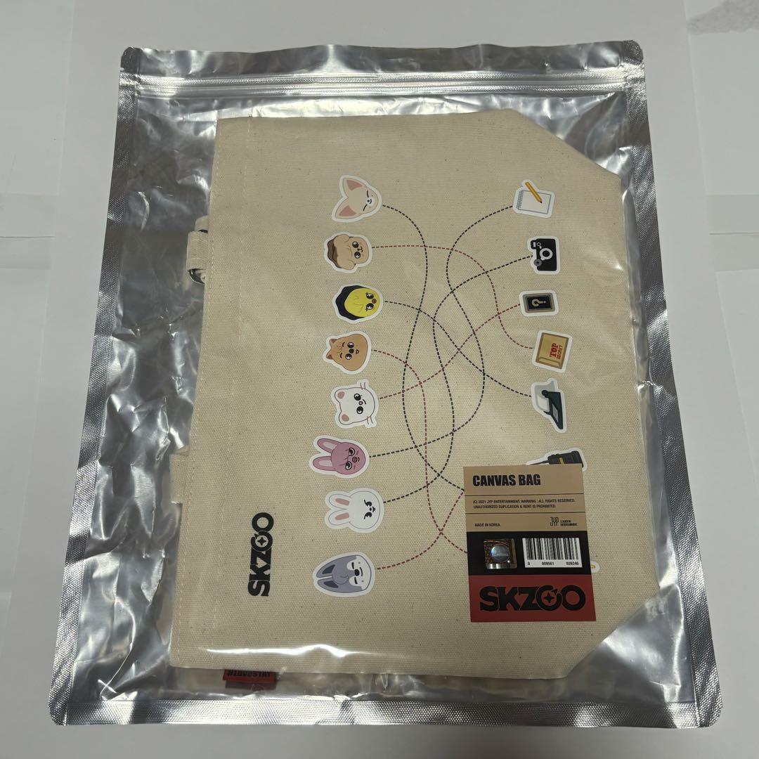 

[USED] StrayKids SKZ-X Canvas Bag Tote Bag SKZOO