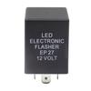 LED Electronic Flasher Relay EP27 5Pin 12V 1Pc Fix Hyper Flash Car Steering Signal Blinker for Universal Vehicles