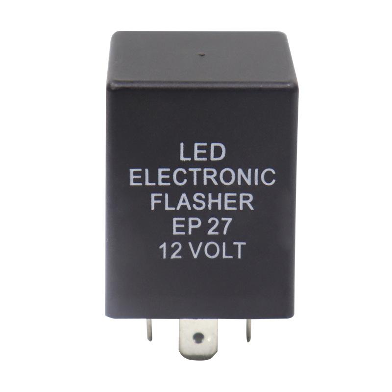 LED Electronic Flasher Relay EP27 5Pin 12V 1Pc Fix Hyper Flash Car Steering Signal Blinker for Universal Vehicles