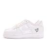 Nike Air Force 1 Coverage Abrasion Resistant Low Top Skateboard Shoes Unisex White Gray CW2288-111(Team-)