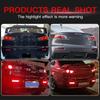2pcs For Mitsubishi Lancer Evo X Outlander Red Rear Bumper Reflector Lights Tail/Brake Rear Fog Lamps and Fog Signal Light