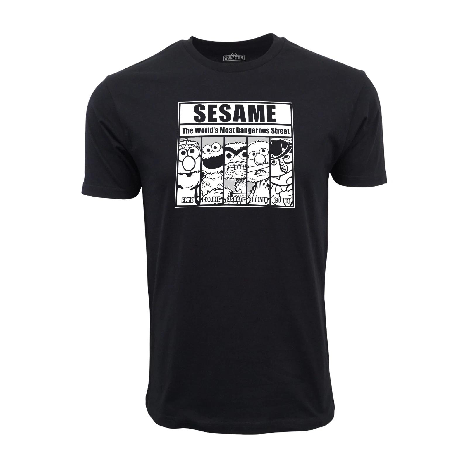 Unisex Adult Casual Graphic Sesame Street World s Most Dangerous Gr... XL