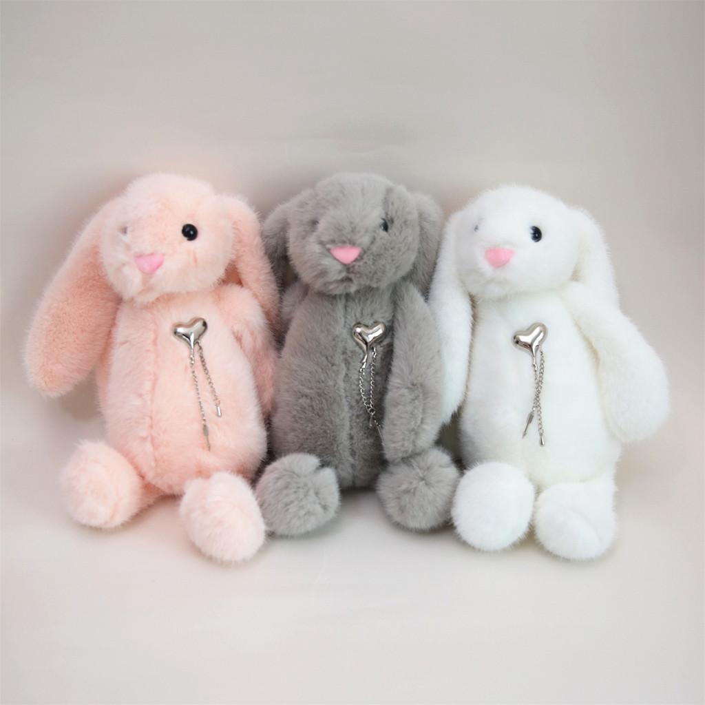Heart Rabbit Stuffed Doll Animal Plush Toy Children Festival Decoration Gift