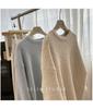 2025 Winter Women’s Chic Korean-Style Round Neck Knitted Pullover Sweater