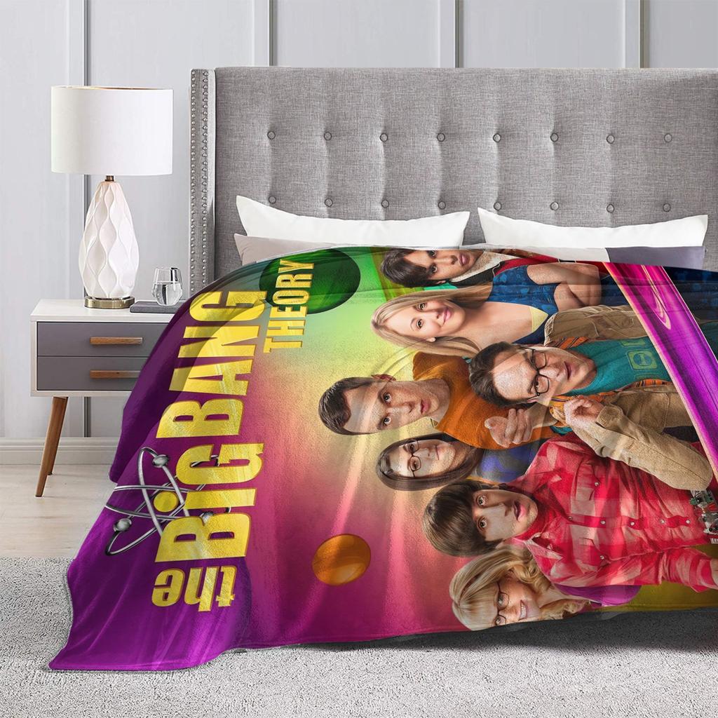 The Big Bang Theory Blanket Travel Office Flannel Bedding Throws For Living Room Soft Customized Quality Bedspread