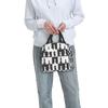 Chess Pieces On Board Insulated Lunch Bag for Women Kids Portable Food Boxes Thermal Lunch Box Tote