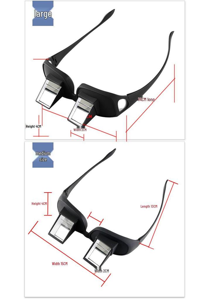 HD Horizontal Universal Model Lazy Glasses for Mobile Phone, Video Watching & Book Reading.