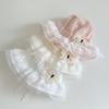 Soft Brim Baby Sun Hat Pearl Bowknot Toddler Bucket Hats New UV Protection Cap  Travel
