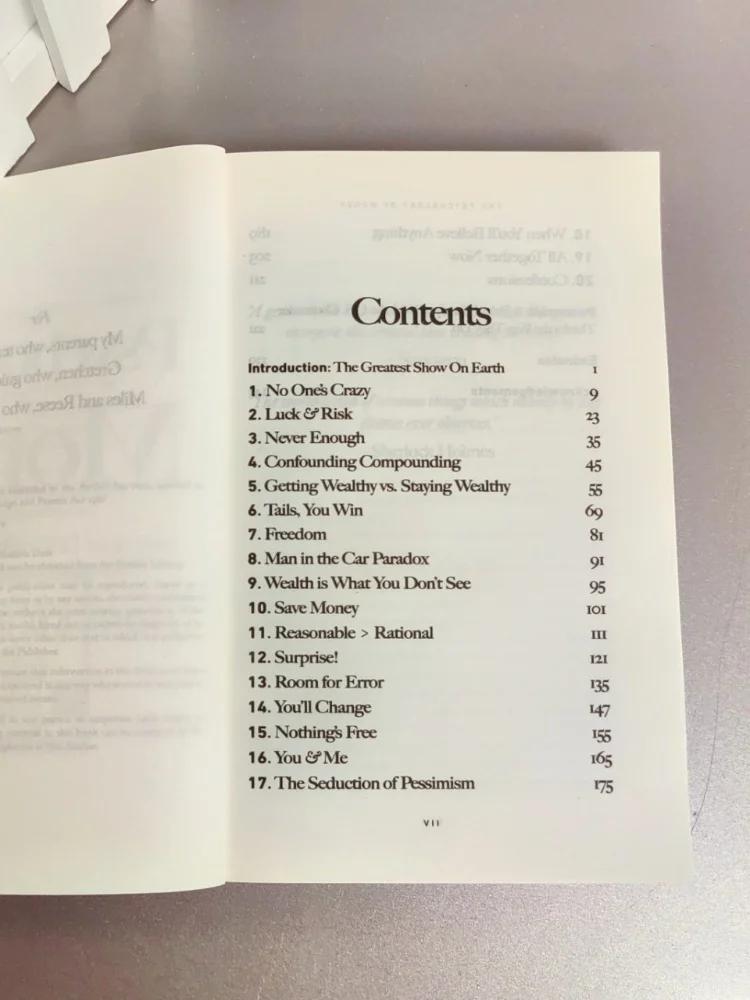 Wersja angielska Psychologia pieniędzy: Ponadczasowe lekcje o bogactwie, chciwości i szczęściu Książki o finansach dla dorosłych