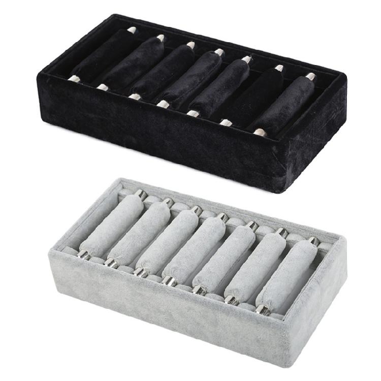 Elegant Flannel Rings Display Tray Delicate Rings Presentation Plate Practical Rings Jewelry Storage Display Tray