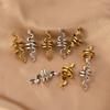 10pcs Alloy Snake Dreadlock Decor Hair Ring Hair Accessories Hair Braid Rings Clips Dread Locks Hair Braiding Metal Decoration