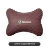 Accesorii Pernă Lombară Scaun Tetiere Piele Mașină Pentru Skoda Octavia Mk3 Fabia Yeti Kamiq Kodiaq Karoq Rapid Vrs Superb Scala