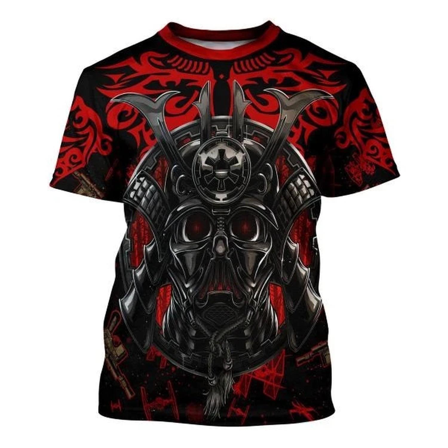 Star Wars Darth Vader Samurai Unisex 3D T shirt XXXXL
