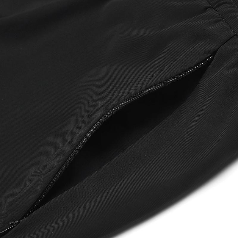 FILA A.P. Comfortable Versatile Solid Color Cool Feeling Knitted Sports Pants Men bottoms Deep-Black A11M521602F-BK