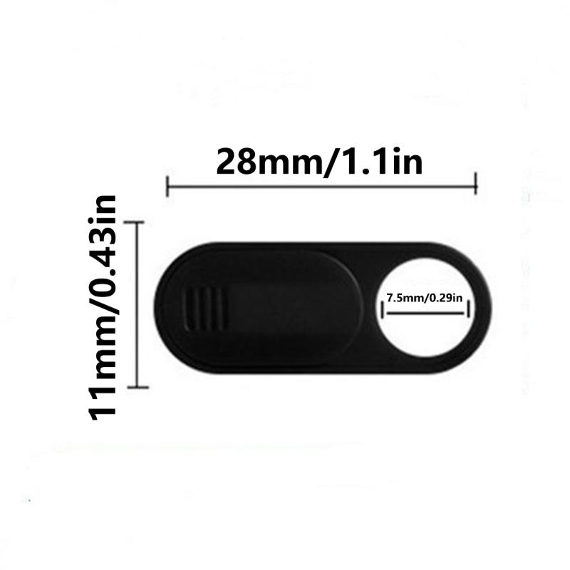 2pcs Fashion Webcam Privacy Cover Slide for Model 3 Y X S Car and Most Laptop Models Webcam Covers Slide Shield