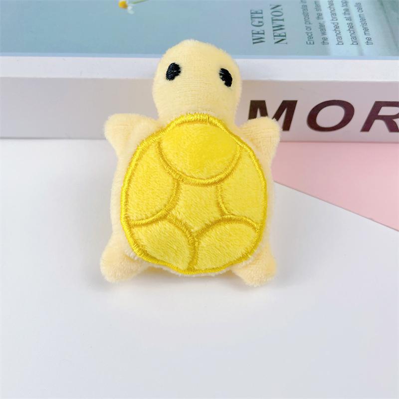 Tortoise Keychain Cute Animal Cartoon Key Pendant Decorative Soft Stuffed Plush Toy Keyring Sea Turtle Car Bag Pendant