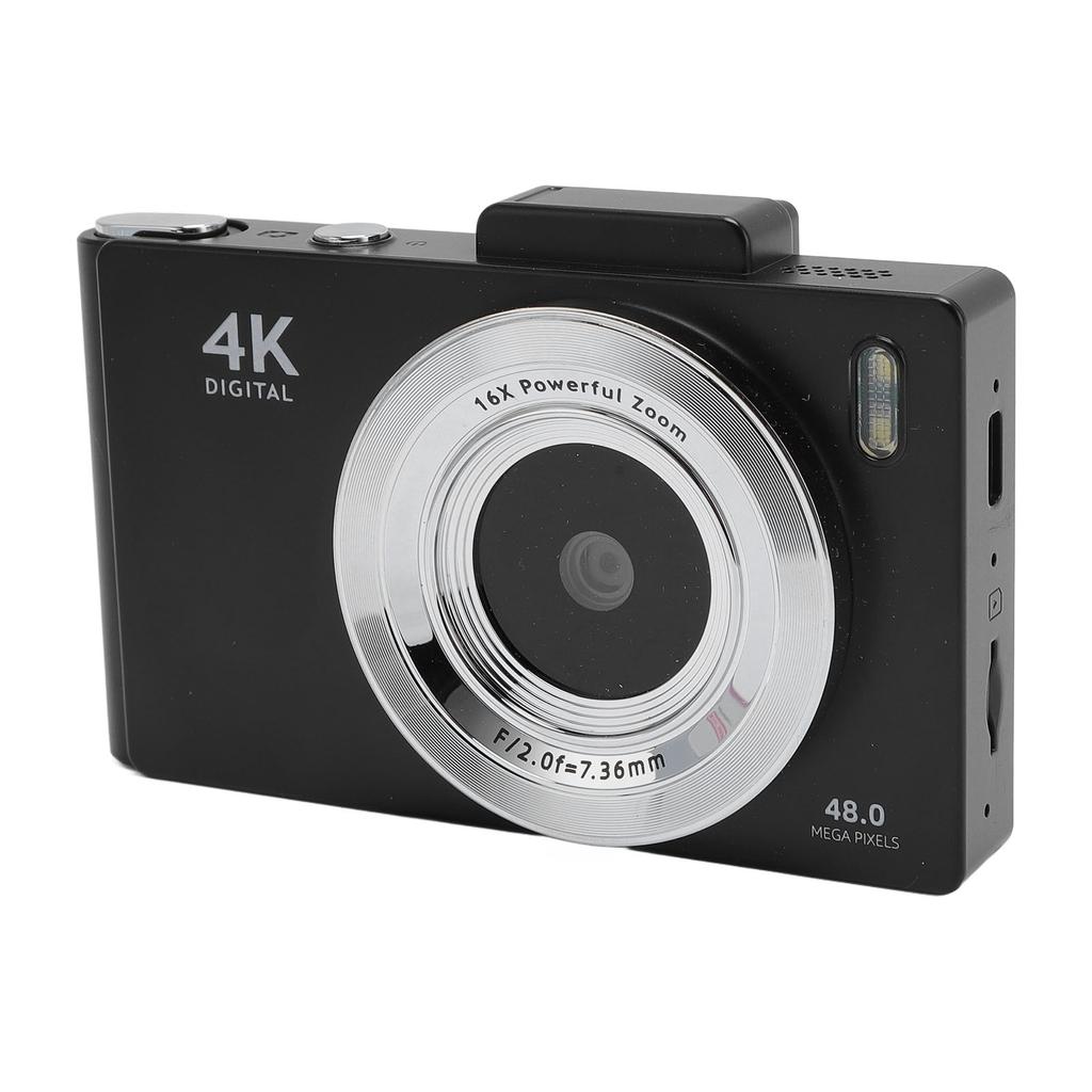 Digital Camera 4K HD Video 48MP Photo Autofocus Student Camera for Daily Photography Recording 32G