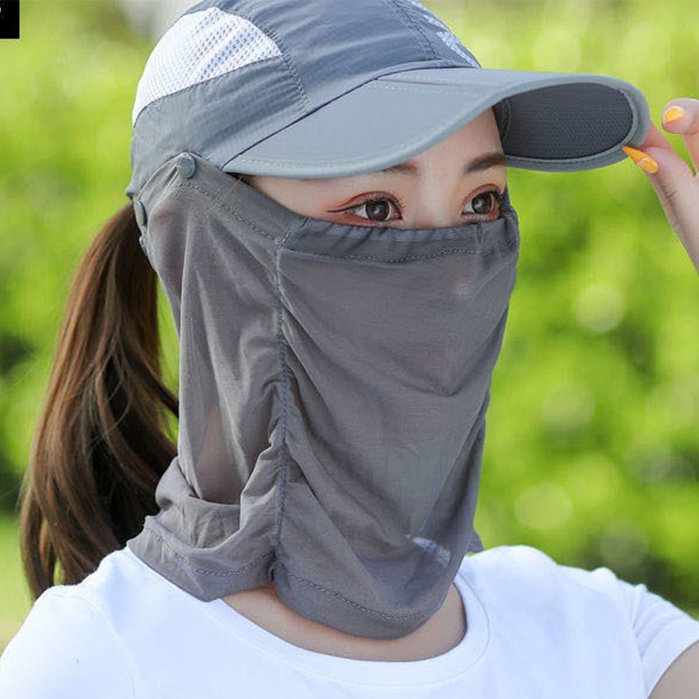 Sun Hat Sun Protection Hat Quick-dry Hat Face Cover Cap Cooling Wide Brim Baseball Cap Men