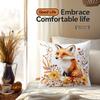 Autumn Forest Animal Fox Cushions Pillowcase Cushion Cover Throw Pillow Sofa Decoration Pillowcover Home Car Sofa Decor