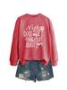 My Dogs and I Chat Hoodie: European & American Style, Round Neck, Long Sleeve, Loose Fit