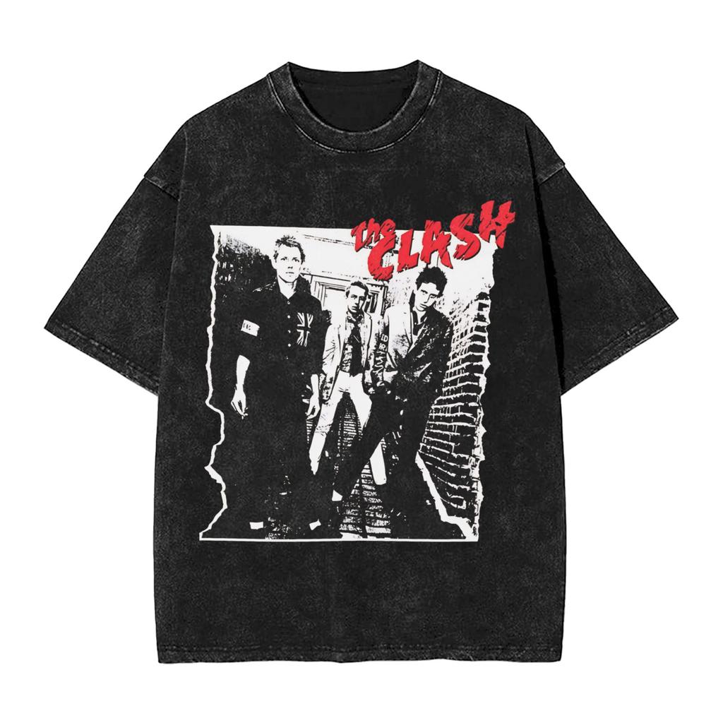 The Clash Design TShirt Trending TShirts Short Sleeve YK Basic Tops Beach Casual ONeck Plus Size Clothes