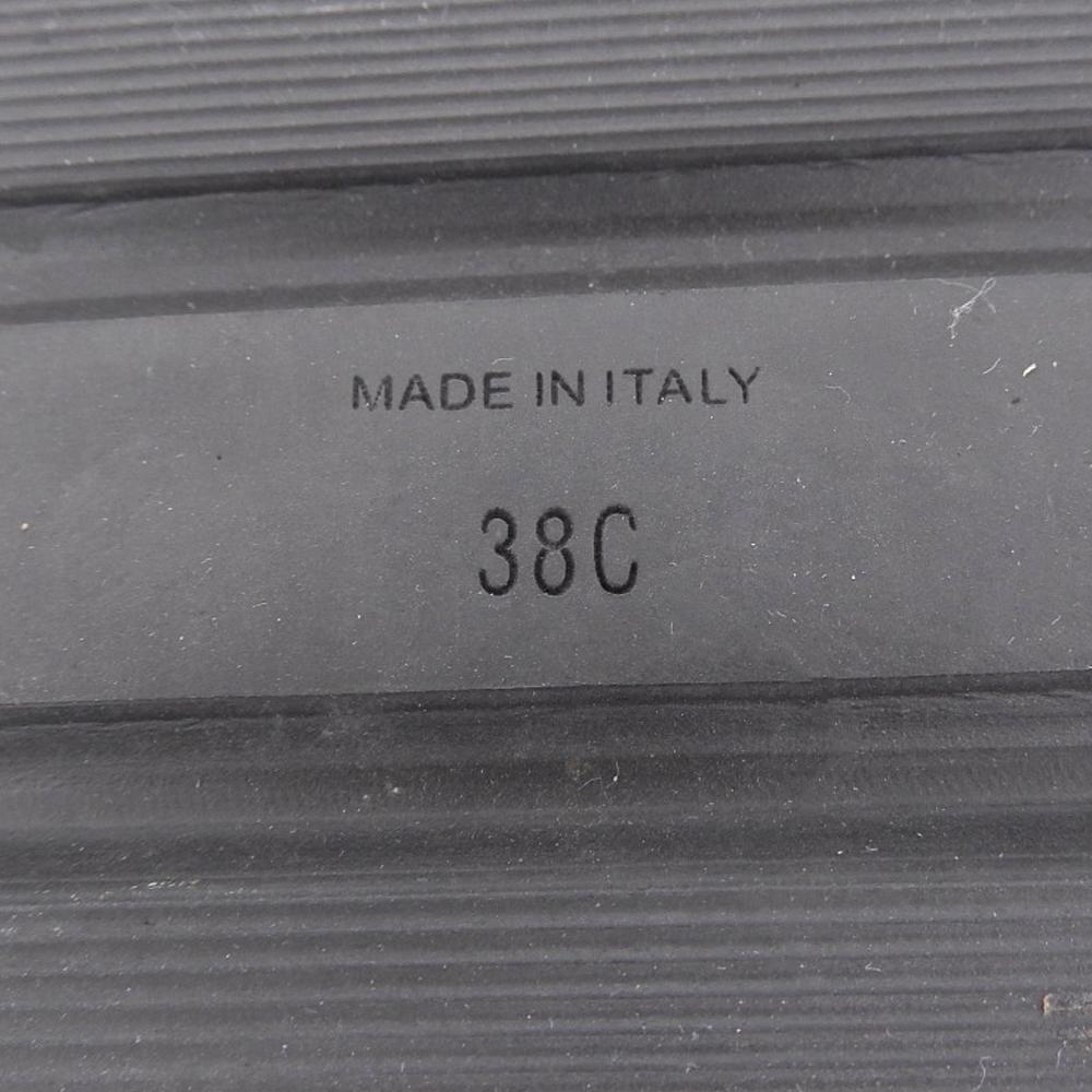 CHANEL Métiers d'Art Collection Leather CC Logos Matelasse Platform Velcro Sandals Women's Size 22A G39143 shoes 38 blackUsed