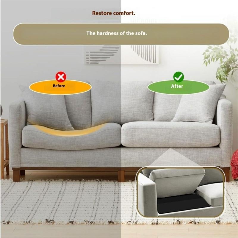 Reinforced Furniture Support Cushion for Sagging Couches Restores Shape Sturdy Foam Construction