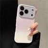 Gradient Liquid Silicone Case for iPhone 17 Pro Max/16/15 - Skin Feel, Protective, Stylish for Girls