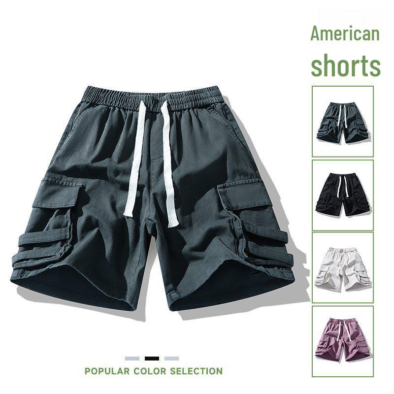 Chao Nan Da Men's American Style Casual Cargo Shorts - Loose Fit Outdoor Sports Pants