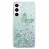 For Samsung Galaxy S23+ Case PVC Butterfly TPU Phone Cover with Screen Protector