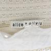 Alice+olivia Pearl and Lace Knit Cardigan, Women's, White, Size XS Tops XS whiteUsed