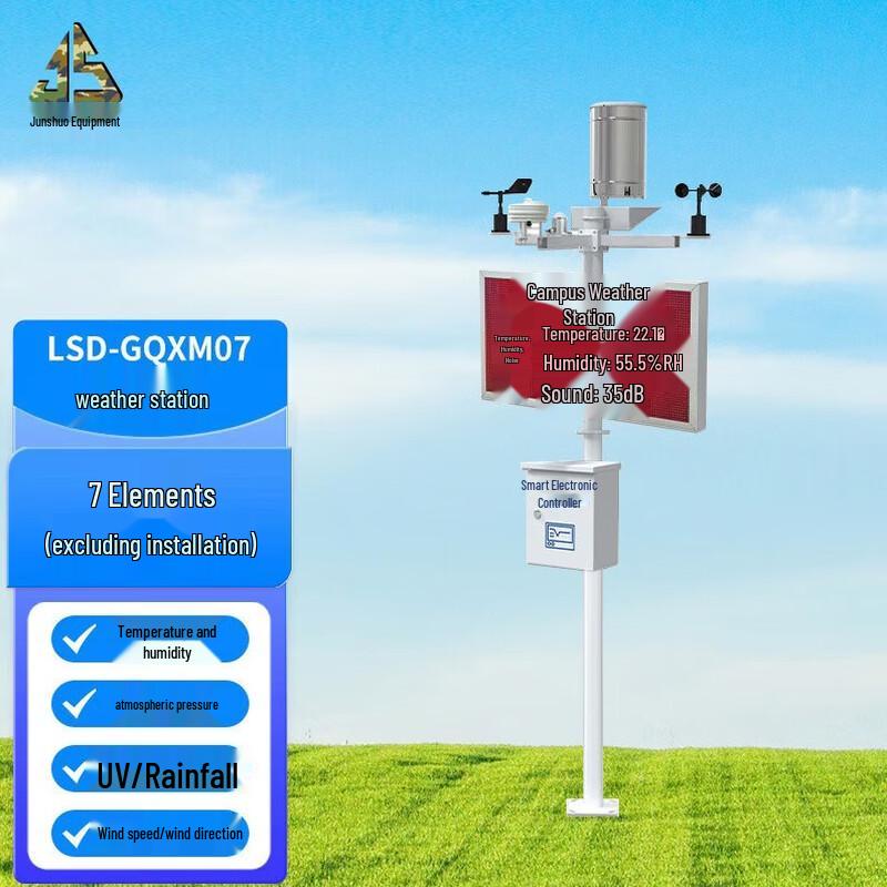 Integrated Outdoor Weather Monitoring Station
