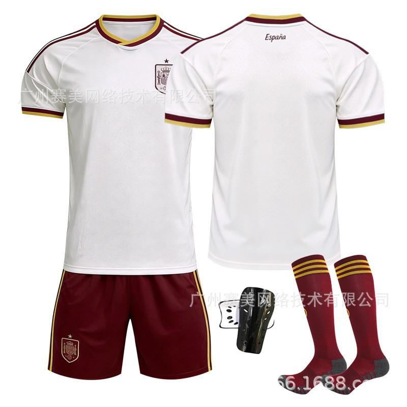 World Cup Spain Away No. 19 Yamal Football Jersey 17 Williams Meijia Mpedri