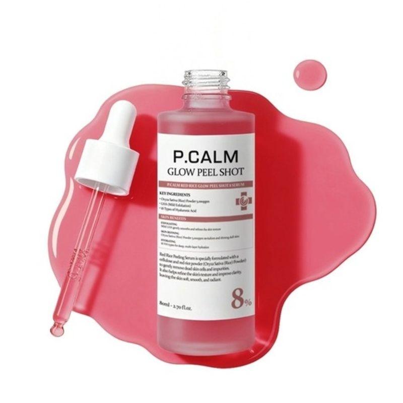PCALM Red Rice Glow Peelshot 8 Serum 80ml