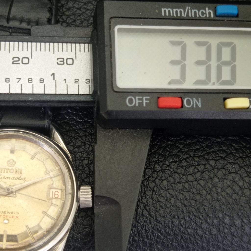 TITONI AIRMASTER TITOFLEX VINTAGE HAND-WINDING SWISS MENS WATCH a703249-1